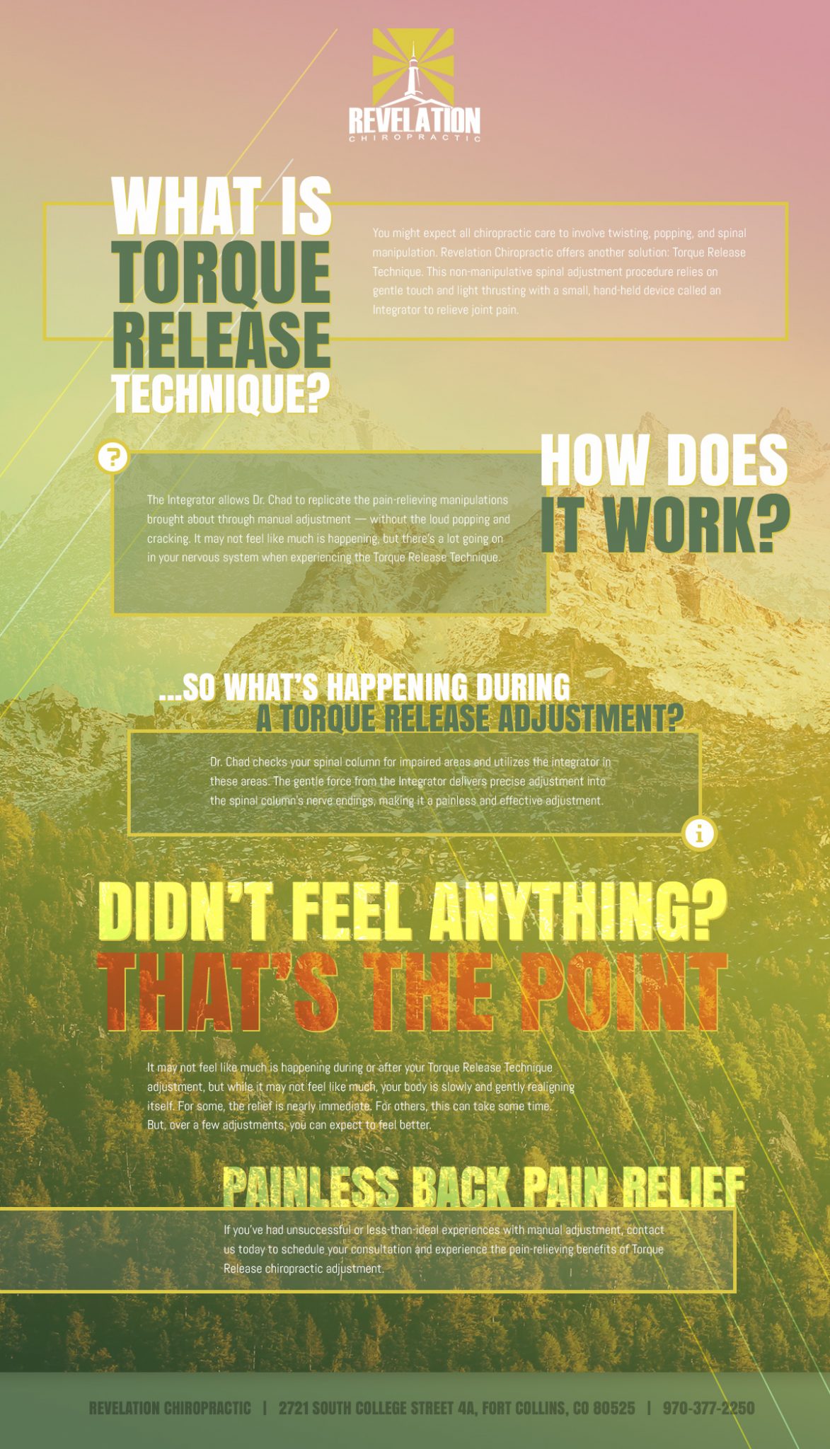 The Benefits of Torque Release Technique Revelation Chiropractic